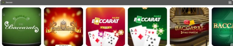BetFIRST Casino Baccarat